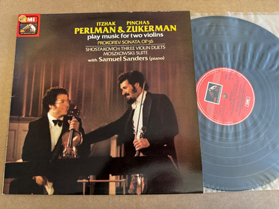 ASD 3861 Music for Two Violins Itzhak Perlman Pinchas Zukerman Samuel Sanders