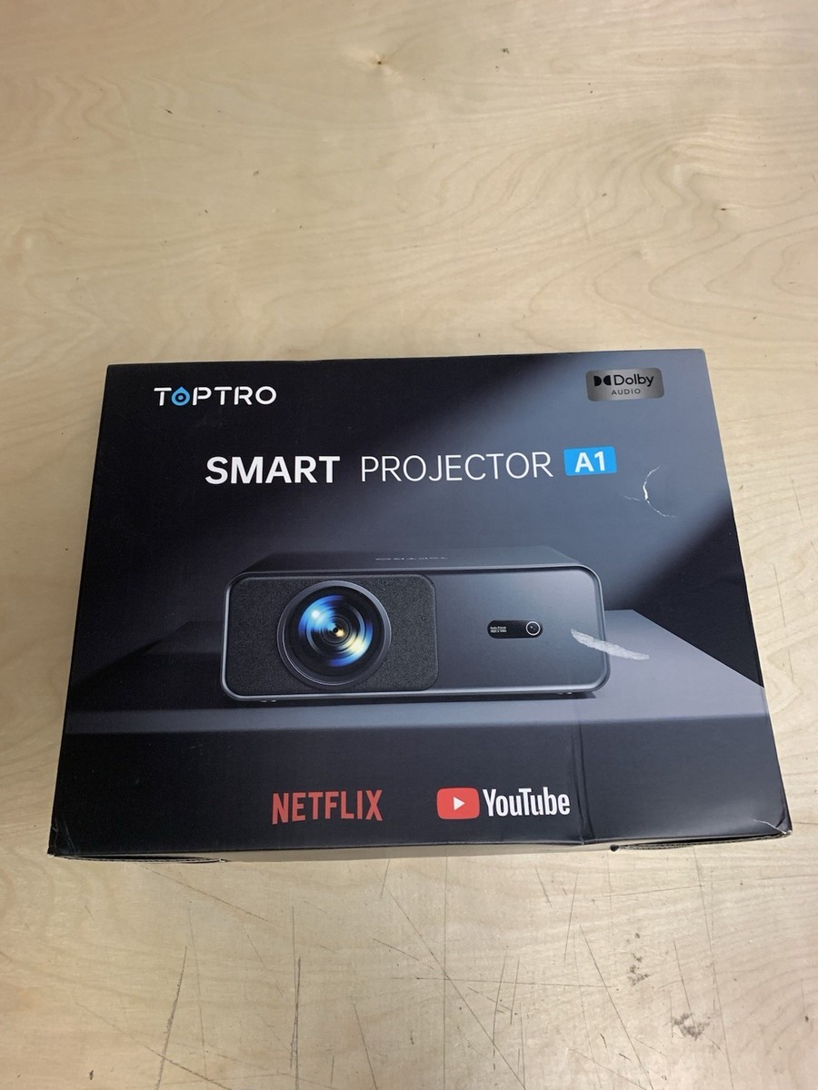 TOPTRO A1 Smart Projector — Used — Full HD 1080p | Dolby Audio