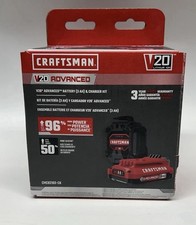 CRAFTSMAN V20 Advanced 3Ah Battery & Charger  CMCB2103-CK (NEW) 2026 Date Code
