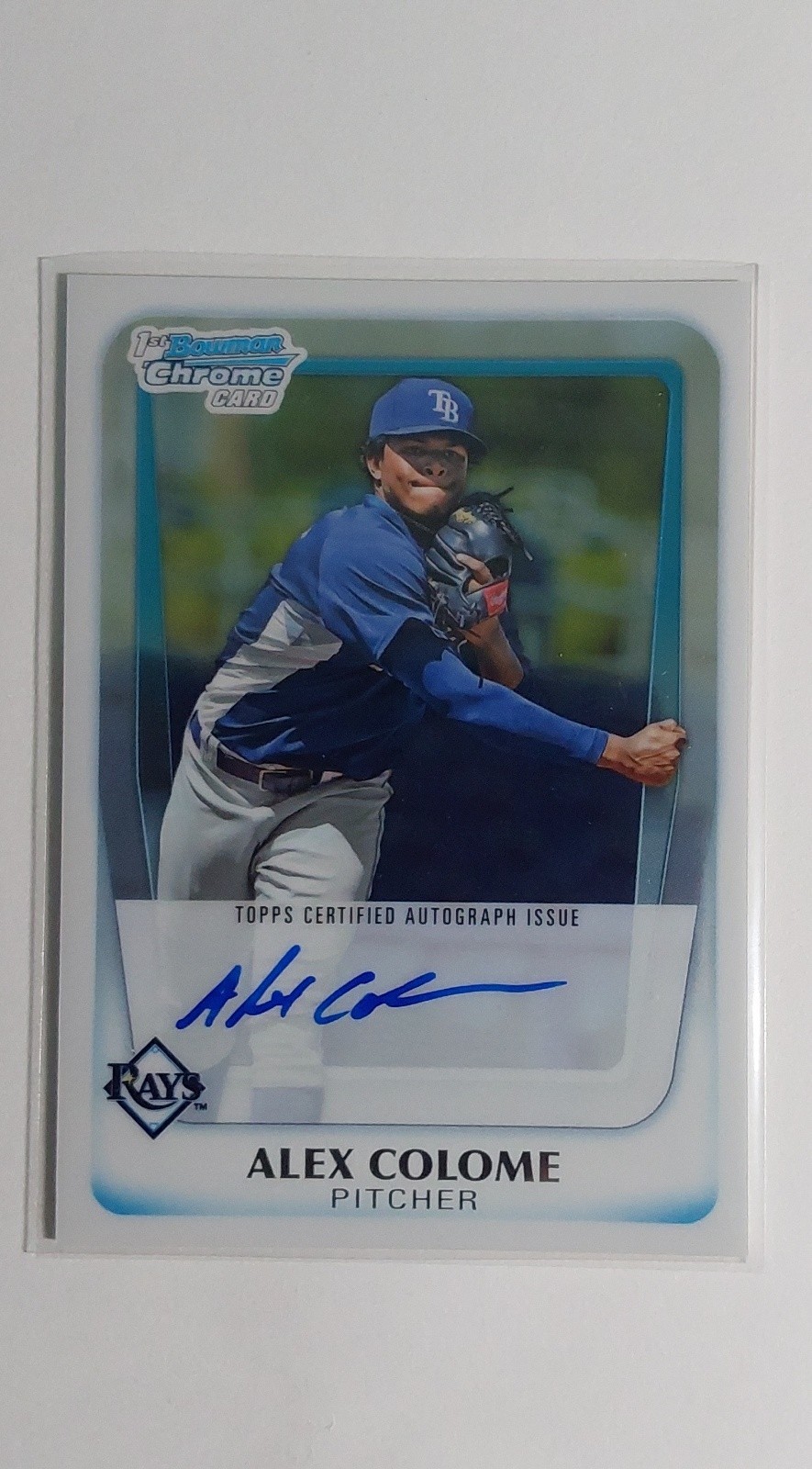 Alex Colome #BCP161 2011 Bowman Chrome Baseball Prospect Autographs