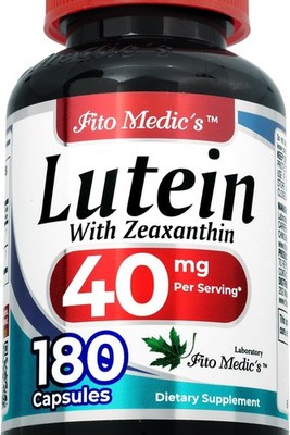 FITO MEDIC'S Lab | Lutein |180 Capsules |40 mg| 40mg | and... 