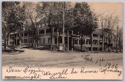 K39/ Monticello New York Postcard c1910 Mansion Houe Hotel 320