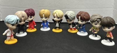McDonald s Happy Meal Toys TinyTAN BTS Lot Of 9 Figures No Boxes Or Cards