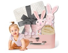 Baby GIRL GIFT SET. WELCOME BABY Girl Set For Newborn Baby Girls