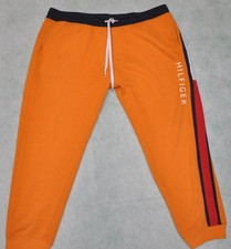 Tommy Hilfiger Mens Elastic Waistband Drawstring Modern Jogger Fleece Sweatpants