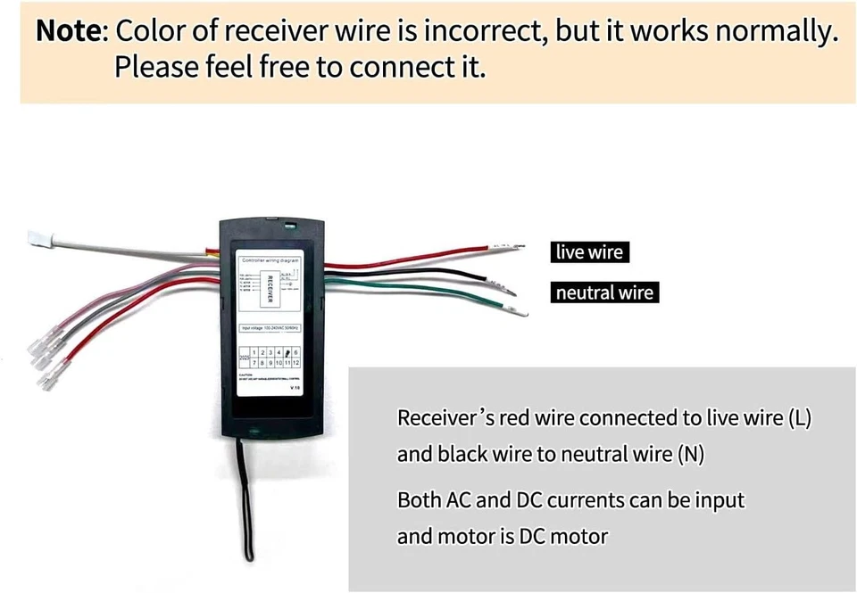 42" Ceiling Fans with Lights, Low Profile Modern Ceiling Fan with Remote Control - Image 3 of 4