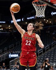 Caitlin Clark Indiana Fever Driving Layup 8x10 Photo Reprint
