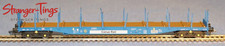 Heljan Cargowaggon IGA Bogie Flat Corus Rail Blue 1:76 Scale, OO Scale