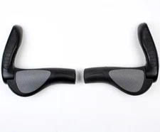 Ergon GP4-L Large Bicycle Grips 4-Finger Handlebar MTB Black/Gray NO PACKAGE