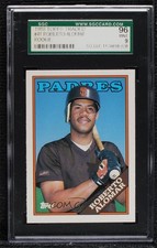 1988 Topps Traded Box Set Roberto Alomar #4T SGC 96 MINT 9 HOF 2p6
