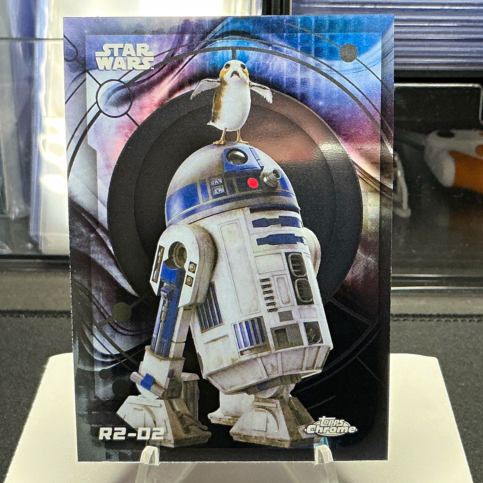 Topps 2026 Chrome Star Wars The Last Jedi R2-D2 Card #197