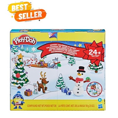 Interactive Advent Calendar for Kids 3+: 24 Non-Toxic Play-Doh Surprises Inside