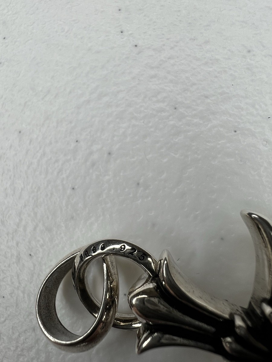 Chrome Hearts Double Cross Pendant Sterling Silver 925 1996 | eBay