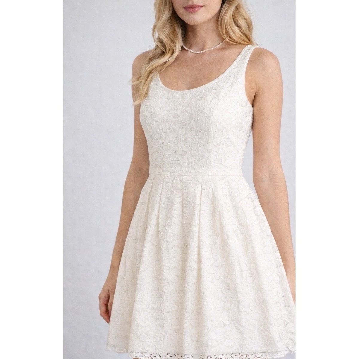White Sleeveless Dresses for Women's Shift Dresses for sale | eBay