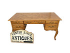 67158  Maple ETHAN ALLEN Executive Desk — photo 1