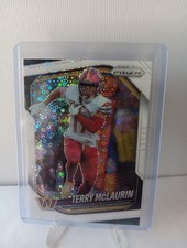 2025 Panini Prizm - Terry McLaurin #223 White Disco Prizm