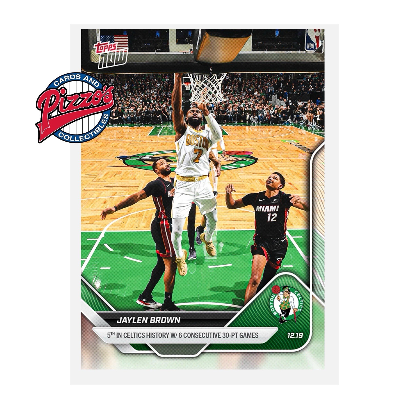 Jaylen Brown Celtics 2025-26 NBA Topps NOW Card 93 In Hand
