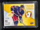 2014-15 Upper Deck Ice Frozen Fabrics Gold Rick Nash 3 Color Patch /20