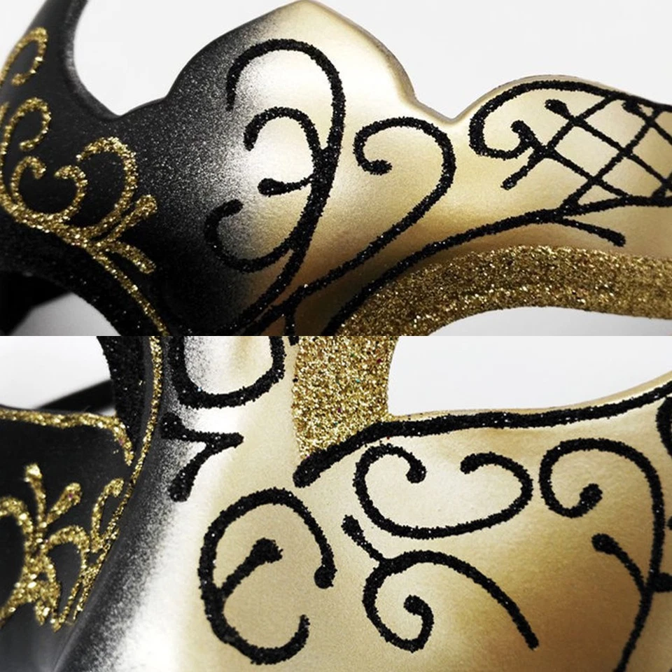 Blindfold Cosplay Party Props Venice Mask Halloween Costume Accessories ☾ - Image 3 of 4