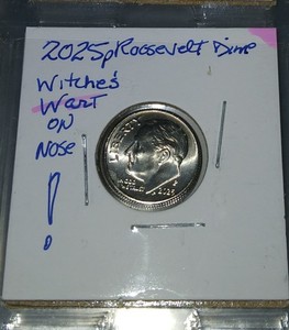 ROOSEVELT ERROR COIN OBVERSE AND REVERSE