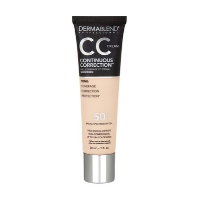Dermablend Continuous Correction Tone-Evening CC Cream Foundation SPF 50+, Fu...
