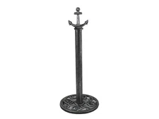 Handcrafted Nautical Decor Antique Silver Cast Iron Anchor Extra Toilet Paper