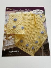 Jessica Granny Square Crochet Pattern Card Needlecraft Shop