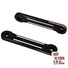 Motorcycle Front Flush Fork Turn Signals Brackets Shock absorber Black White