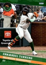 ENMANUEL TERRERO 2025 Choice Greensboro Grasshoppers #25 Dominican Pirates 🔥