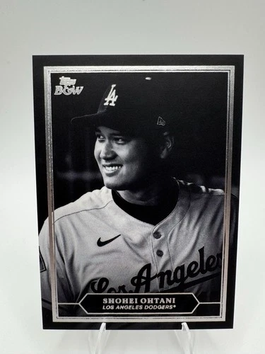 2025 Topps Black And White -  Shohei Ohtani Prized Portrait SP Card #PP1