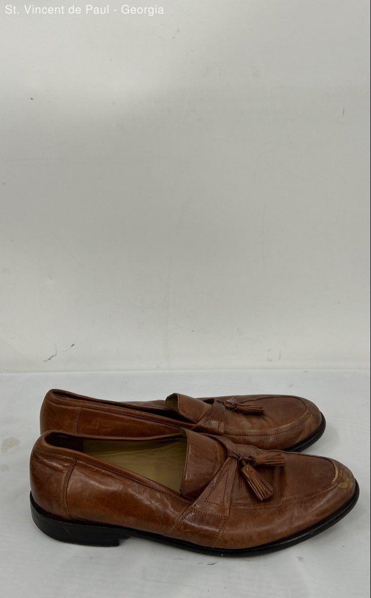 Johnston & Murphy Brown Solid Loafer Tassels Dres… - image 3