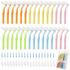 230 PCS Braces Brush, interdental Brushes Between Teeth Soft Dental Floss Pic