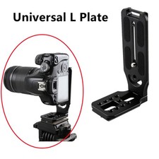 Universal DSLR Camera L Bracket Vertical Horizontal Switching Tripod Head Plate