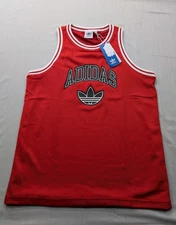 New *Scratch Defect* Adidas Originals Jersey Boys Youth Size Large Retro Vibe