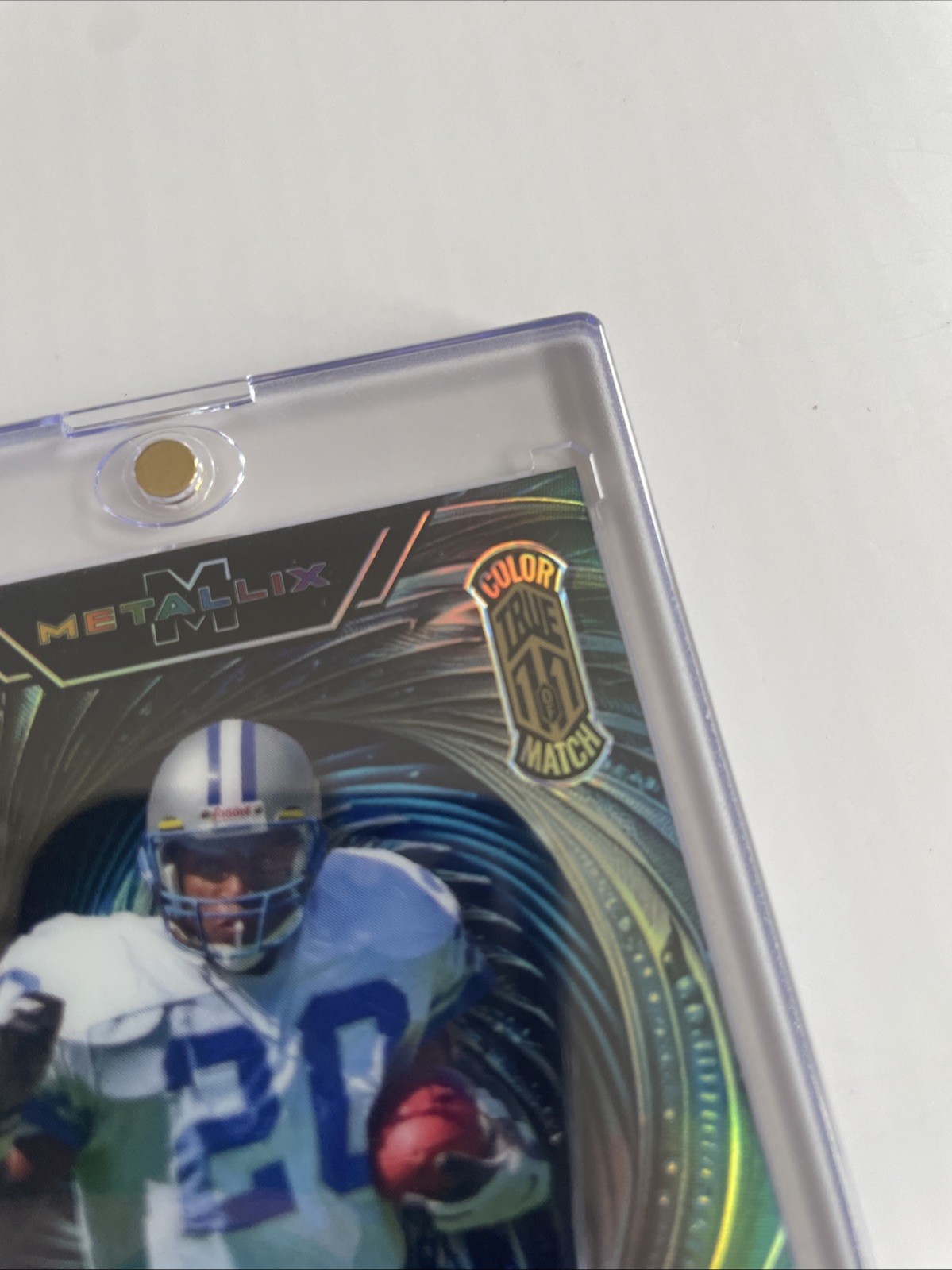 BARRY SANDERS - Mild Card Metallix TRUE 1/1 Color Match | eBay