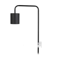 Aquarium Fish Tank Waterproof LED Light Lamp Downlight With Clip 12 W black