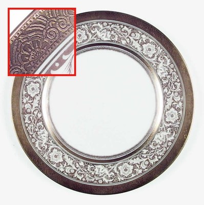 Minton Porcelain Ball Ivory Dinner Plate 333849