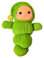 Hasbro Glo Worm Plush Toy Glow in the Dark Stuff Animal Sleep Bedtime 2017 Retro