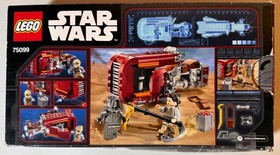LEGO STAR WARS 75099 Rey's Speeder Retired 100% Complete Box Rey Unkar's Thug