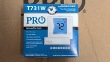 PRO1 IAQ T731W Digital Non-Programmable Wireless PTAC Thermostat 2 Heat - 1 Cool