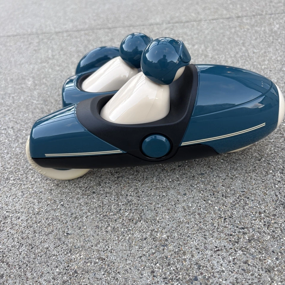 Playforever Enzo Side Car Moto Azul Ótimo Estado - Imagem 3 de 4