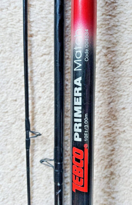 Zebco Primera Match 10' Float Fishing Rod Roach Tench Bream Excellent Condition!