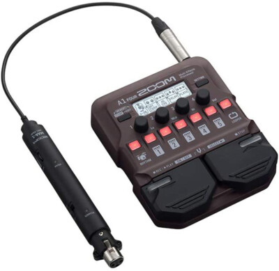 ZOOM A1 FOUR Multi-Effekte Pedalen Prozessor für Akustische Instrumente