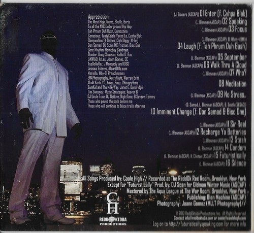 Coole High SIGNED & Inscribed Futuristically Speaking 2010 CD RP0005! - Picture 2 of 4