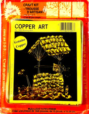 Craft Kit McNeil Vtg 1979 Copper Art WISHING WELL Genuine Copper