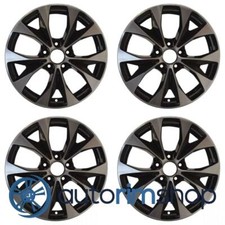 Honda Civic 2012 2013 2014 17 Oem Wheels Rims Set Machined With Gloss Black Honda Civic 2012 2013 2014 17 Oem Wheels Rims Set Machined With Gloss Black