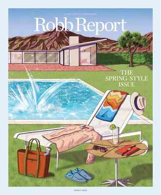 ROBB REPORT March 2025 SPRING STYLE Issue Diner MICHELIN REBELLION Jaguar YACHTS