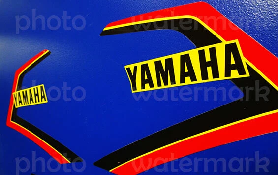 1983 83' yamaha YTM 200 Tri-Moto 6pc Trike Graphics graficos Decals Stickers Foto 3 de 3