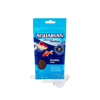 AQUARIAN GOLDFISH PELLET SINKEND SCHWIMMEND MIX KALTWASSERBECKEN AQUARIUM FISCHFUTTER 