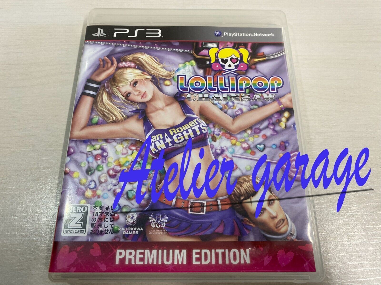 Unopened & Leaflet Unused English Ready PS3 LOLLIPOP CHAINSAW PREMIUM  EDITION JP